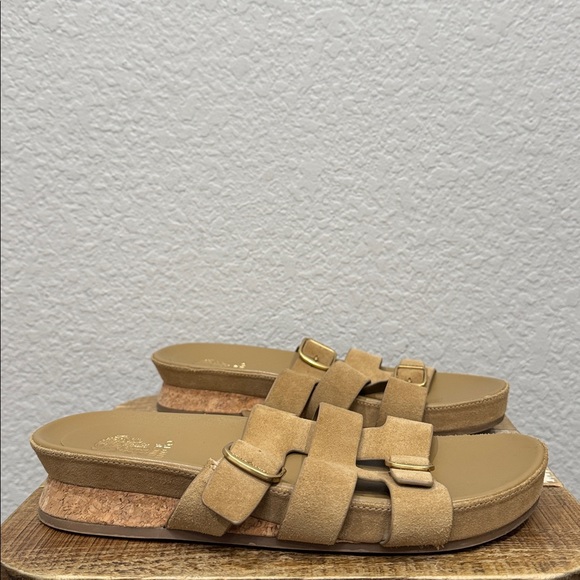 Vince Camuto Freoda Suede Slide Sandals Size 9.5 - Picture 3 of 8